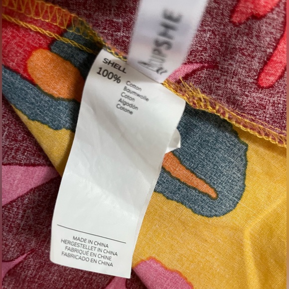 Marlene Floral Ruffle Off Shoulder Dress size L beach summer vibrant - Picture 14 of 16